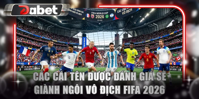 Các cái tên được đánh giá sẽ giành ngôi vô địch FIFA 2026