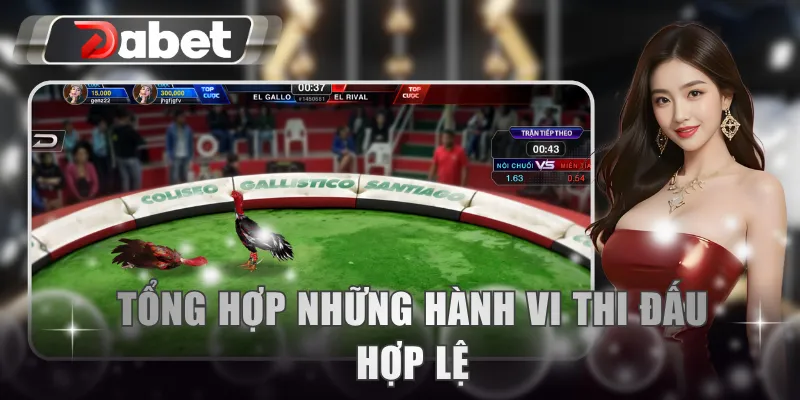 Tổng hợp những hành vi thi đấu hợp lệ